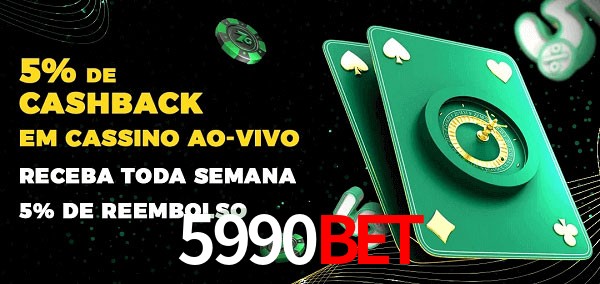 Promoções do cassino ao Vivo 5990bet